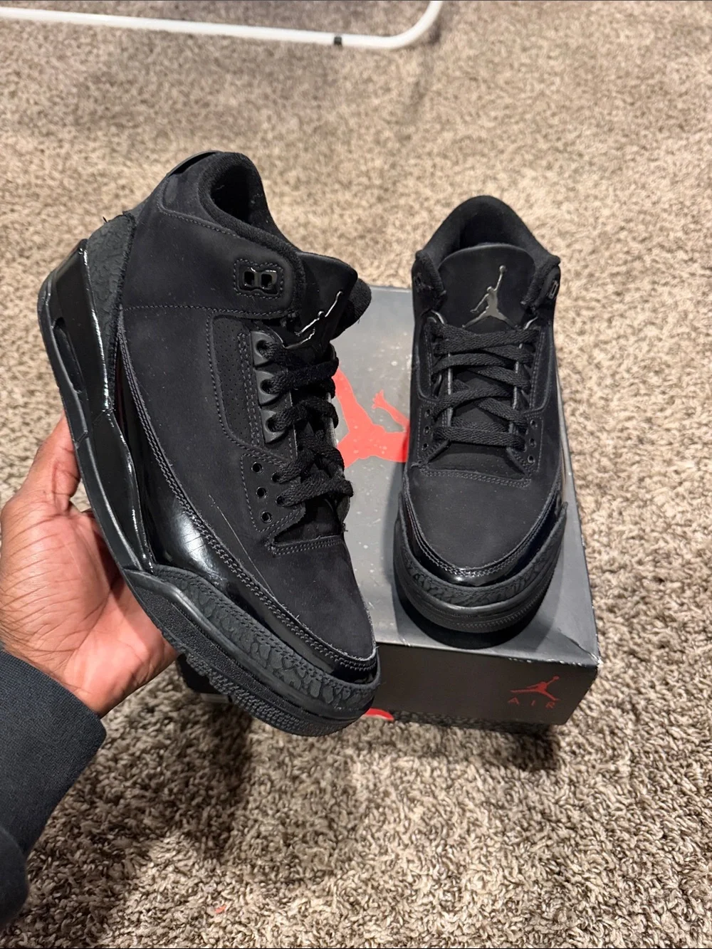 Jordan 3 black cat